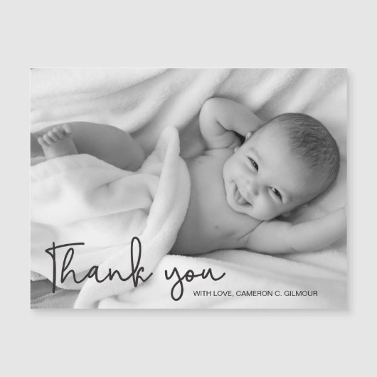 ベビーシンプルからPhoto Thank You Script (正面)