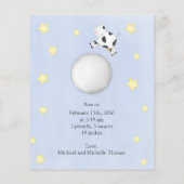 ベビーシンプルの水色の牛が月を飛び越えた (裏面)