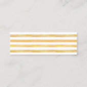 ベビーシンプルリクエストカード用のベビースワーナーブック スキニー名刺 (裏面)