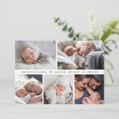 ベビーシンプル写真コラージュのご紹介 シーズンカード (スタンド正面)