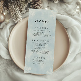 ベビーシンプル冬のベビーシャワー外は寒い メニュー