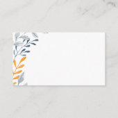 ベビーシンプル用の紅葉の本 エンクロージャーカード (裏面)