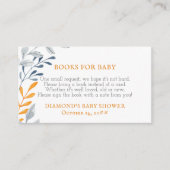 ベビーシンプル用の紅葉の本 エンクロージャーカード (正面)