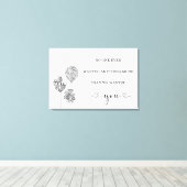 ベビーシンボルや象徴子供部屋 キャンバスプリント (インサイチュ (ウッドフロア))