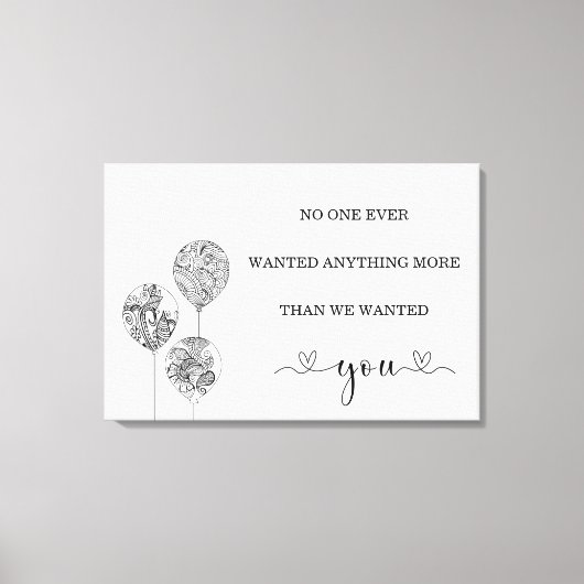 ベビーシンボルや象徴子供部屋 キャンバスプリント (正面)