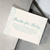 ベビーシーセルビーチベビーシャワー用の本 エンクロージャーカード