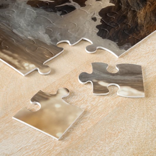 ベビーシーライオンアットサンセット ジグソーパズル (側面)