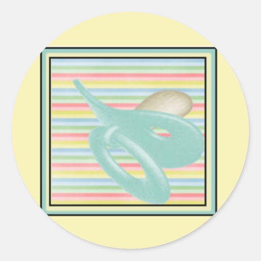 ベビーシールと封筒用シール ラウンドシール (正面)