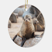 ベビーシールオンロック セラミックオーナメント (左)