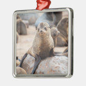 ベビーシール メタルオーナメント (左)