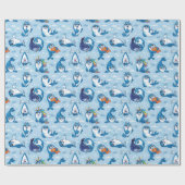 ベビーシール ラッピングペーパー (フラット)