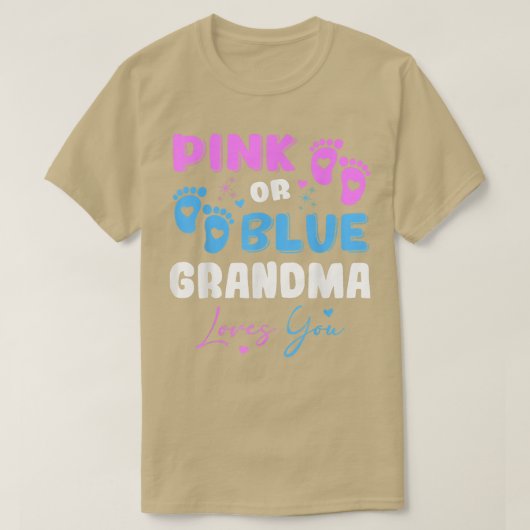 ベビージェンダーおばあちゃんの暴露 Tシャツ (デザイン正面)