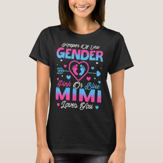 ベビージェンダーがシャワーピンクやブルーのミミの愛を明らかにする Tシャツ