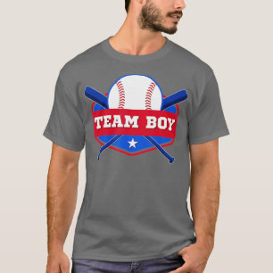 ベビージェンダーがパーティー野球チームボーイチームを明かす Tシャツ