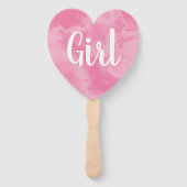 ベビージェンダーが煙の爆弾男の子ブルーピンク ハンドファン (正面)