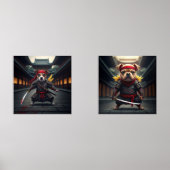 ベビージャックラッセルとPUG忍者プリントセット2 (正面)