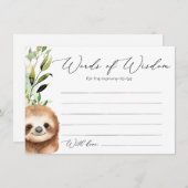 ベビージャングルアニマルアドバイスカード エンクロージャーカード (正面/裏面)