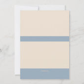 ベビージャングルアニマルズ 招待状 (裏面)