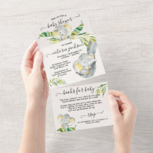 ベビージャングルエレファントベビーシャワー