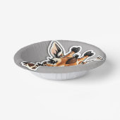 ベビージラフェグレイ ペーパーボウル (傾斜あり)