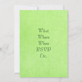 ベビースカンクの招待状 招待状 (裏面)