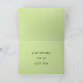 ベビースカンクグリーティングカード カード (内部)