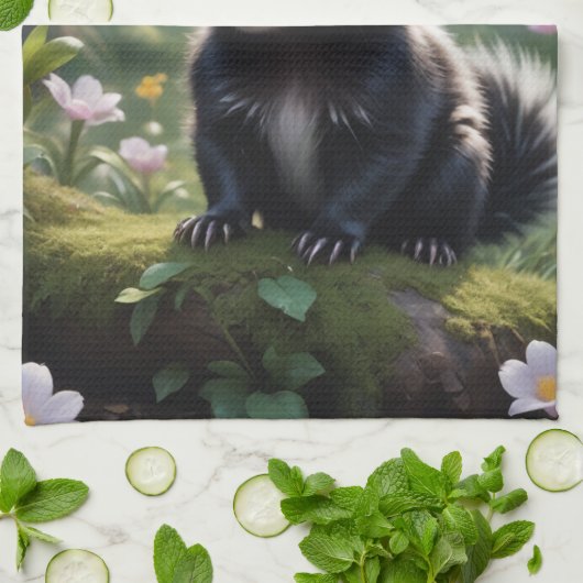 ベビースカンク キッチンタオル (折り畳み)