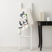 ベビースカンク、蝶と花 シェルパブランケット (インサイチュ)