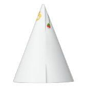 ベビースカンク、蝶と花 パーティーハット (裏面)