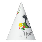 ベビースカンク、蝶と花 パーティーハット (左)