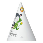 ベビースカンク、蝶と花 パーティーハット (右)