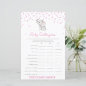 ベビースキャッタリー赤ちゃんシャワーゲーム印刷 (スタンド正面)