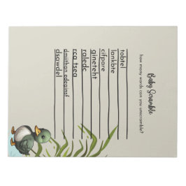 ベビースクラブルゲームメモ帳40 ノートパッド