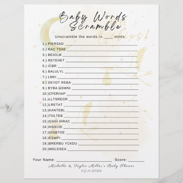 ベビースクランブル言葉ああベビー!ニュートラルツインストーク (正面)