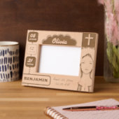 ベビースクリプト+ヴァージンメアリーの刻印フレーム レーザー彫刻フレーム (左)