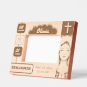 ベビースクリプト+ヴァージンメアリーの刻印フレーム レーザー彫刻フレーム (左)