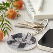 ベビースクンクアクリルキーチェーン キーホルダー (正面右)