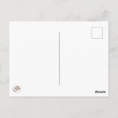 ベビースケルトンのパンプキンパッチ ポストカード (裏面)