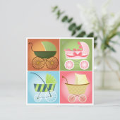 ベビースタイリッシュシャワー 招待状 (スタンド正面)