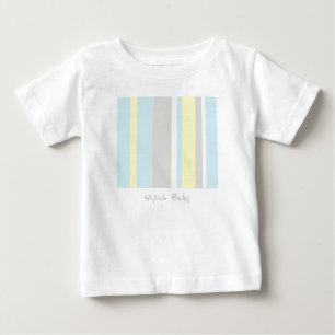 ベビースタイリッシュパステルカラーズボディスーツ ベビーTシャツ