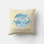 ベビースタットムーンアローパターンにあなたを愛する クッション (裏面)