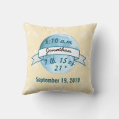 ベビースタットムーンアローパターンにあなたを愛する クッション (裏面)