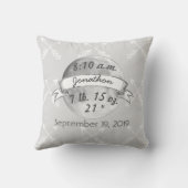 ベビースタットムーンアローパターンにあなたを愛する クッション (裏面)