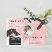 ベビースター生まれズ・ピンク生誕発表 案内状 (スタンド正面)