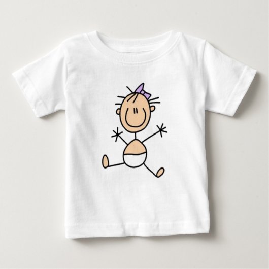 ベビースティック図 ベビーTシャツ (正面)