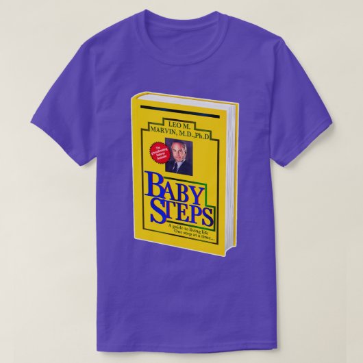 ベビーステップブックカバー博士Leo Marvin Tシャツ (デザイン正面)