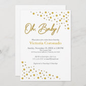 ベビーステップベビーシャワー招待状 招待状 (正面/裏面)