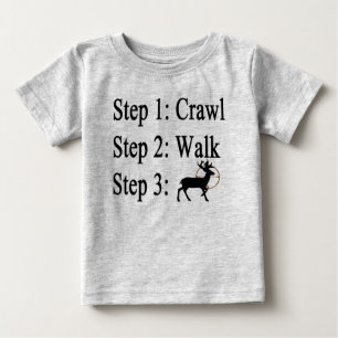 ベビーステップ狩りTシャツ ベビーTシャツ