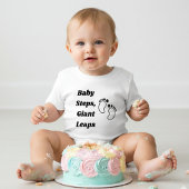 ベビーステップ、ジャイアントジャンプ ベビーTシャツ