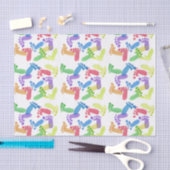 ベビーステップ、ベビー足、色のベビー機器シンボル 薄葉紙 (クラフト)